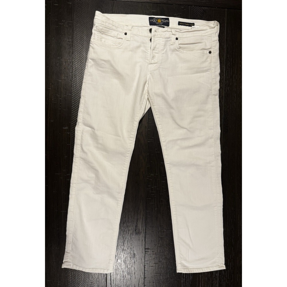 Lucky Brand button-fly jeans Sienna slim 10/30 white
